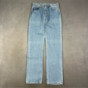 Vintage Levi's 501 Light Blue Straight-Leg Jeans